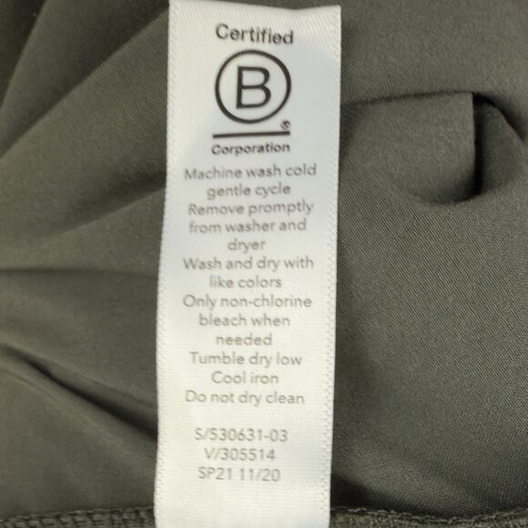 Athleta Brooklyn Jogger Pants Women 12 Green Stretch Travel Casual Workwear - Picture 10 of 11